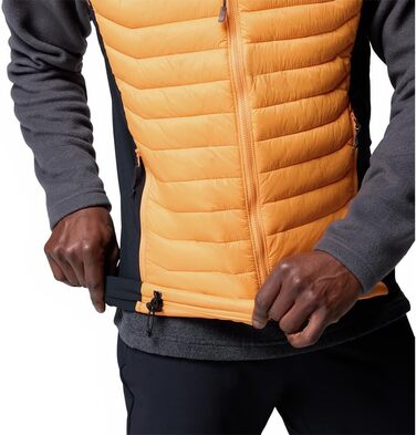 Жилет чоловічий Columbia Powder Pass, пуховий, XXL, Koi/Schwarz