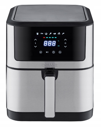 Аерофритюрниця Heelly XXL 8л, 1800 Вт — безмасляна фритюрниця великого об'єму