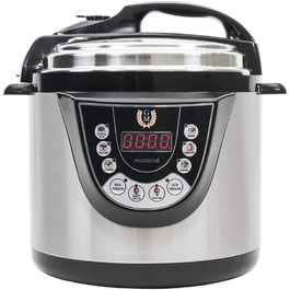 Електрична мультиварка Cecotec Olla GM D 1000 Вт, 6 л, 9 програм, тиск 90 кПа, функція фритюру, голосове керування, програмування до 24 годин, з книжкою рецептів