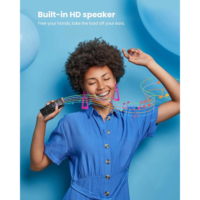 MP3 плеєр DODOSOUL 64GB з Bluetooth, FM-радіо, диктофоном та підтримкою E-Book та фотоальбомів