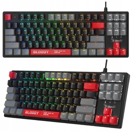 Ігрова механічна клавіатура Bloody S310N TKL RGB Red 1ms