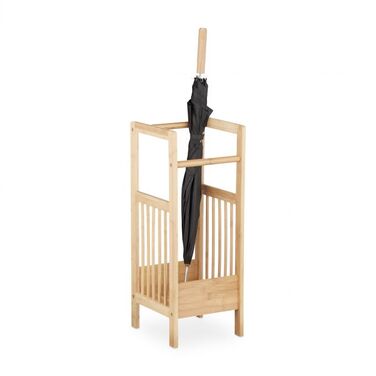 Relaxdays Bamboo Umbrella Stand