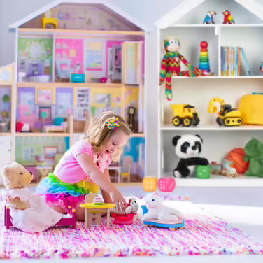 Relaxdays Tall Children's Shelf in House Shape