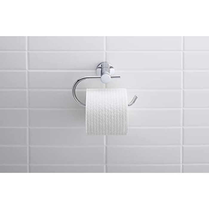 Тримач для туалетного паперу Duravit D-Code, настінний, хромований, 165x165x99 мм