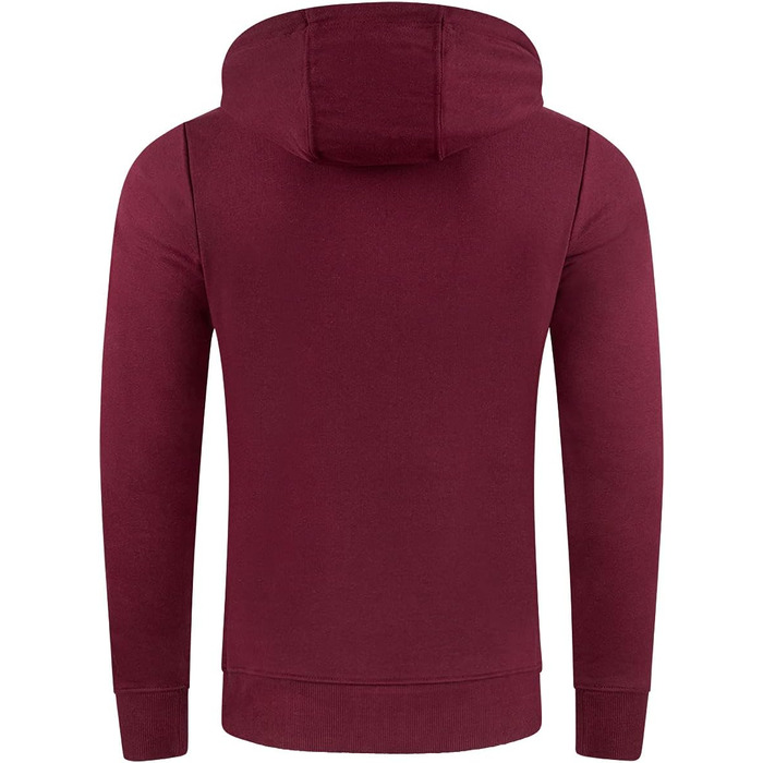 Чоловіча худі riverso RIVEnno Regular Fit з капюшоном, колір Port Red (темно-червоний), розмір 3XL