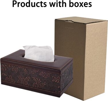 Скляна коробка для серветок прямокутної форми, вінтажний стиль, для ванної, авто, офісу