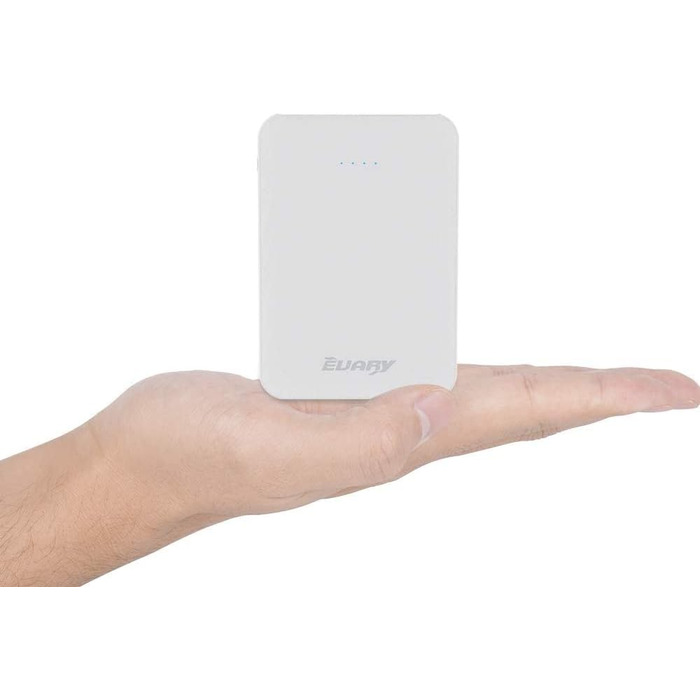 Портативний зарядний акумулятор 5000mAh 007 (Чорний та Білий) - 2 шт.