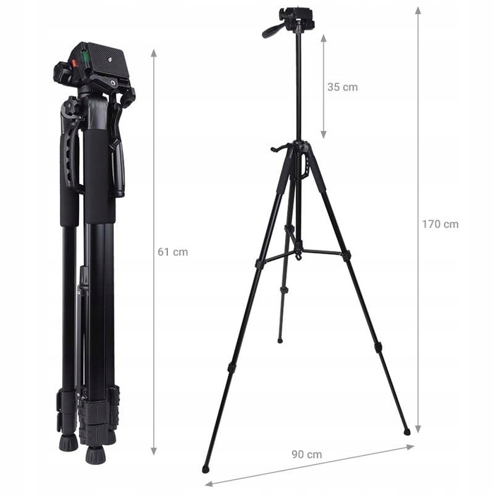 Штатив 4kom Tripod Pro, 170 см, чорний