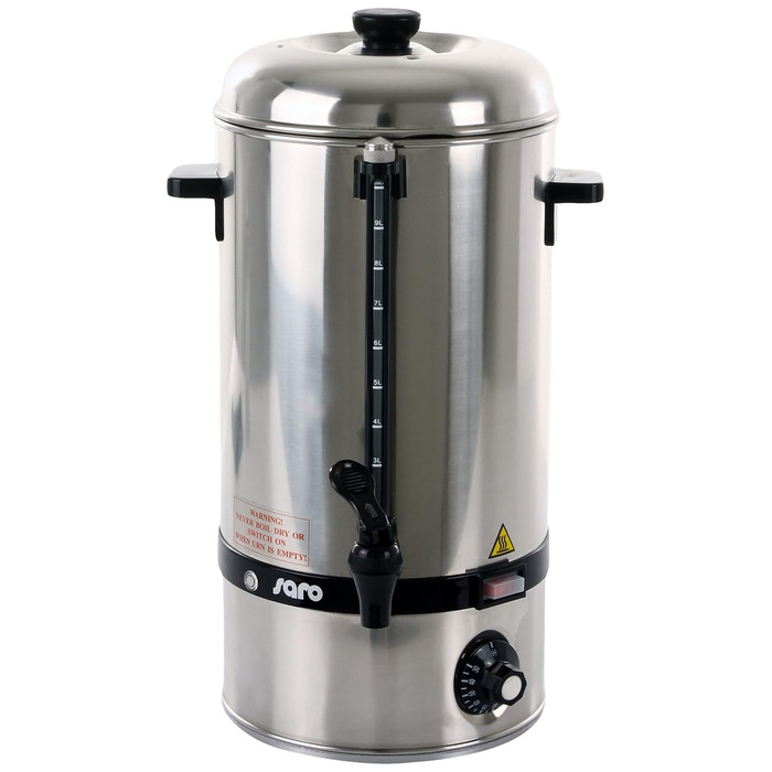 Saro 317-2010 Glühwein and Hot Water Boiler Model Hot Drink Mini, 10 L, 2500 W