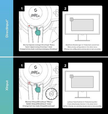 Speedlink DRIFT O.Z. Racing Wheel - Гоночний кермо з педалями та перемиканням передач для ПК, Force Feedback, чорний/оранжевий