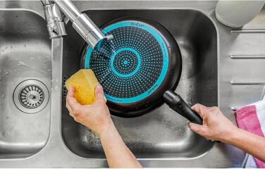 Сковорода для млинців Tefal Easy Cook & Clean, 24 см, антипригарне покриття, індикатор температури, виготовлено у Франції