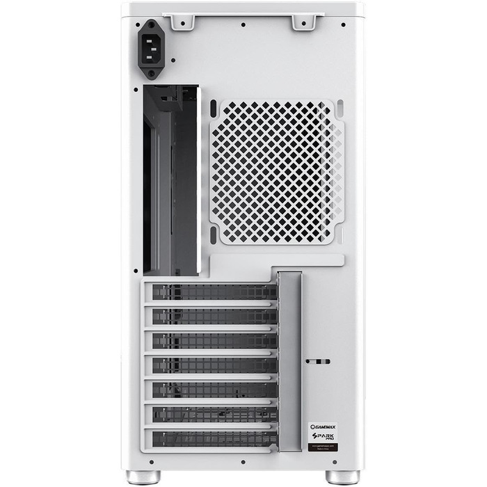Корпус GameMax Spark Pro для ігрового ПК ATX з двома скляними панелями, USB 3.0/Typ C, білий