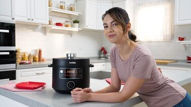 Tefal CY7548 Turbo Cuisine Multi-Cooker, 1000W, Plastic, 5 liters, Black Cuisine Multi-Cooker - 5L