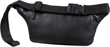 STILORD 'Zion' сумка на пояс з натуральної шкіри, через плече, на груди - чоловіча/жіноча, для фестивалів, чорна Obsidian, шкіряна