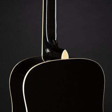 Акустична гітара Red Hill D-1-CE Dreadnought з Cutaway, електроакустична, липа, чорний колір