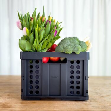 Clax® Faltbox | Basket | Box | black