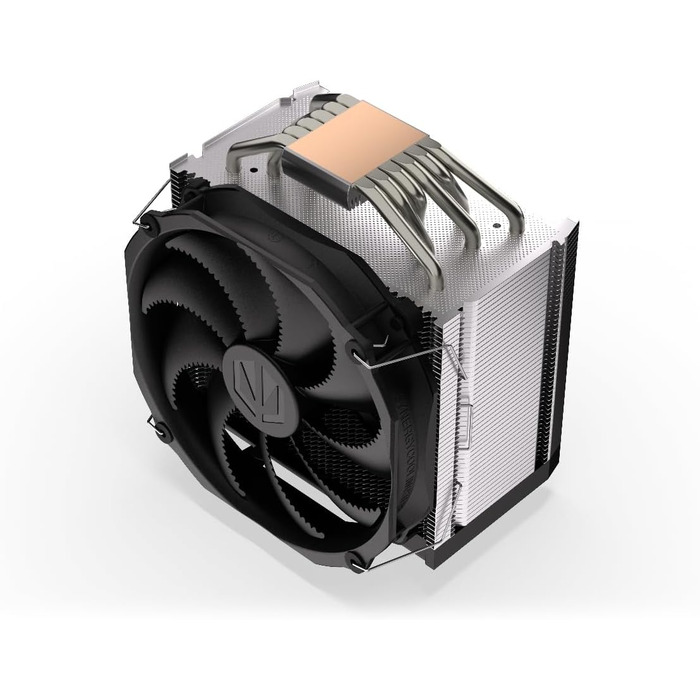 Охолоджувач процесора ENDORFY Fortis 5 з вентиляторами 140 мм та 120 мм, підтримка AM4/AM5/LGA1700/LGA1200, напівпасивний режим