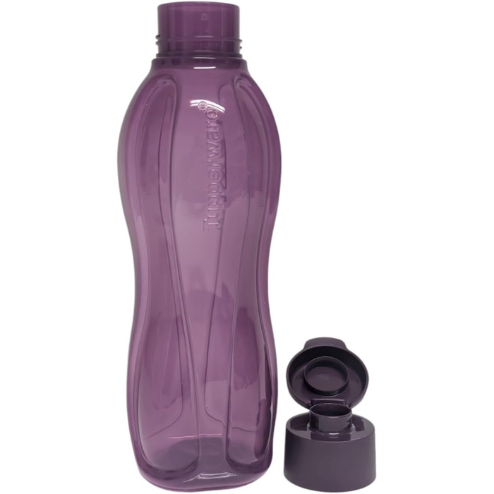 Tupperware To Go Eco 1000ml Eco Easy Flip Top Drinking Bottle EcoEasy XL 1 Liter (violet)