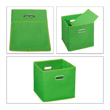 Relaxdays Fabric Storage Boxes - Set of 2