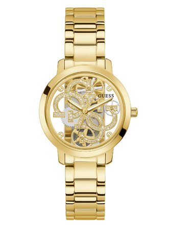 Жіночий годинник Guess Analog Quarz 32019894 золотого кольору, унісекс