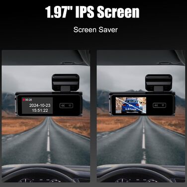 Відеореєстратор Auto Dashcam 4K з GPS, WiFi, G-сенсором та циклічною записом. В комплекті SD карта 64GB.