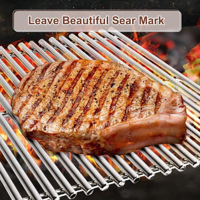 Нержавійна решітка-гриль Denmay 7637 для Weber Spirit I & II E210, E220, S210, S220 (2 шт.)