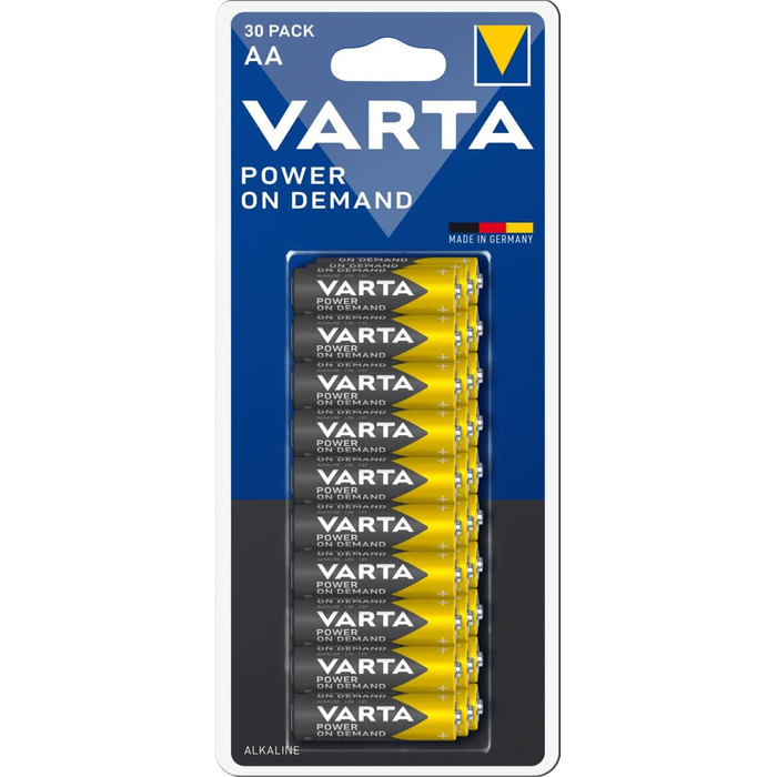 Power Bank VARTA 20000mAh з 4 портами (Micro USB, USB A x2, USB C) для смартфонів та планшетів, екологічна упаковка