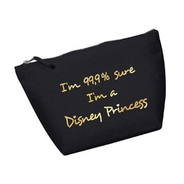 Косметичка RaketeBerlin 'I'm 99.9% sure I'm a Disney Princess', середня, бавовна, вінтажна блискавка, різні кольори