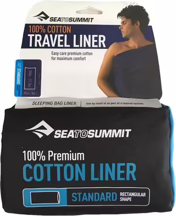 Спальний мішок-вкладиш Sea to Summit Premium Cotton, туристичний, для готелів та хостелів