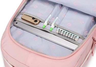 Рюкзак для дівчат Hey Yoo: стильний рюкзак для школи, коледжу, середньої та старшої школи. Рожевий колір.