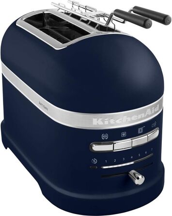 KitchenAid 2-Slice Toaster with Sandwich Wrench | Artisan | Retro Toast Machine | Various Functions and Browning Levels | Ink Blue Ink Blue