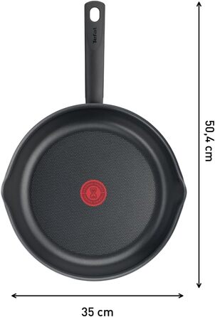Сковорода Tefal Day by Day On 32 см з антипригарним покриттям, чорна (B56408)