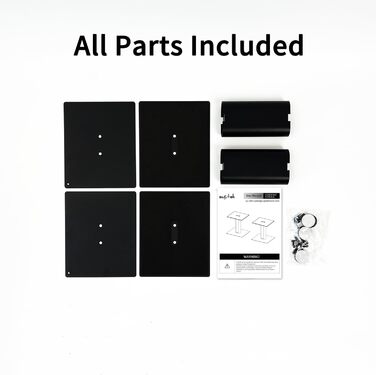 Підставка для колонки Suptek, 2 шт., чорний колір, 20 x 16.5 см, SDM003MB L-Schwarz