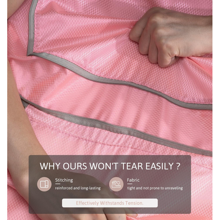 Набір кубиків-органайзерів для валіз Meowoo (4шт) - рожевий. Кубики для подорожей, компресійні, водонепроникні, для ручної поклажі та валізи (XL, L, 2xM)