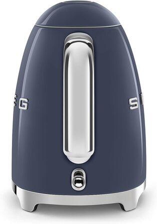 Електричний чайник Smeg KLF03PKEU 1.7L, Navy Blue (Темно-синій), з нержавіючої сталі, антинакипний фільтр, автоматичне відключення