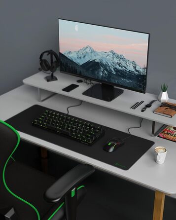 Кисмет Black Shark Gaming Pad XL Manta P3 900x400 мм, чорний