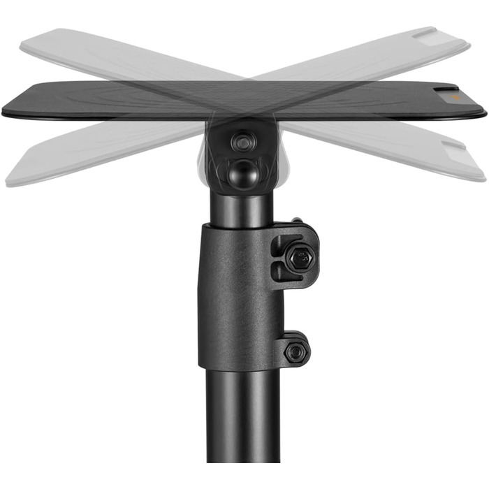 Підставка для динаміків mywall HS30L: 2 шт., чорний колір, настільна, кут нахилу +/-15°, вантажопідйомність до 15 кг