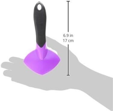 Грумінг-щітка Hartz Groomer's Best для котів та собак, чорно-фіолетова, 1 шт.