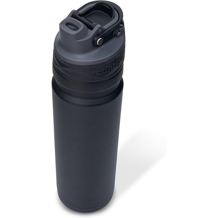 Contigo Free Flow Stainless Steel Water Bottle, 100% Leak-Proof, Large BPA-Free Insulated Thermo Water Bottle, Keeps Drinks Cold for Up to 29 Hours, Premium Outdoor Iso-Sport Bottle, 700 ml