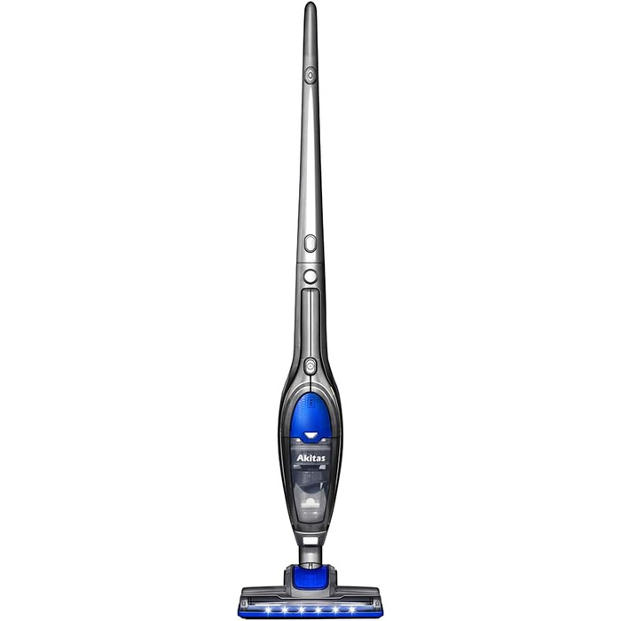 Акіта Бездротовий акумуляторний пилосос 3 в 1: ручний та вертикальний. Легкий, 22.2 В, 150 Вт, для підлоги, килимів, шерсті тварин. (AKU10)