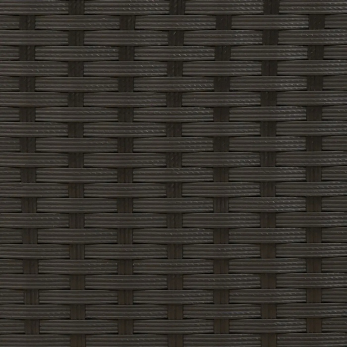 Подвійний садовий шезлонг з навісом, чорний, 136 x 202 x 140 см