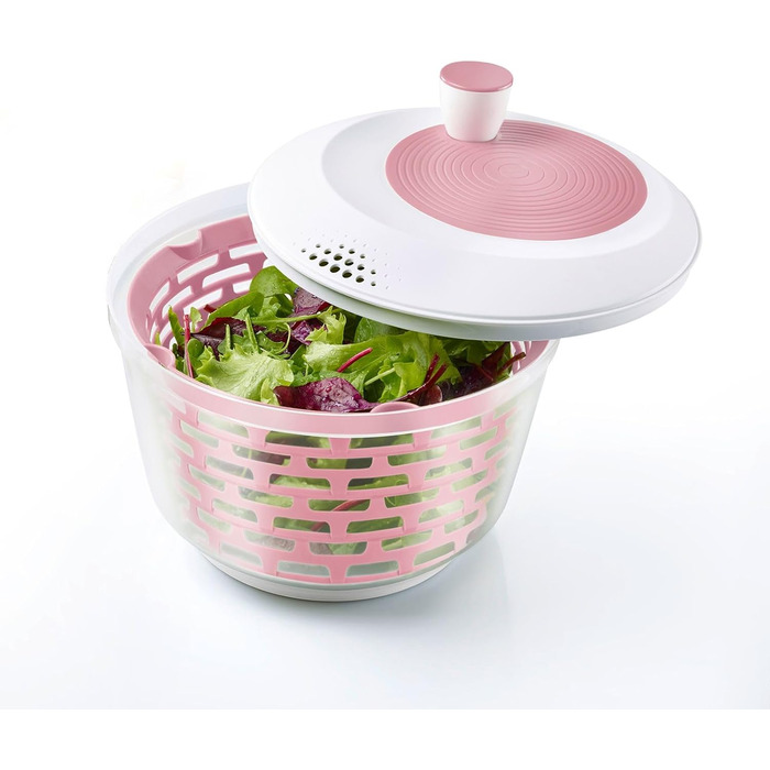 Салатниця Westmark об'ємом 4.4 л, пластик, BPA-free, прозора/біла/зелена, 2430224A