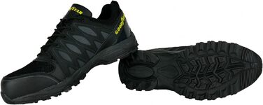 Черевики робочі Goodyear S1P/SRA/HRO для чоловіків, металозахисні, композитна підошва, розмір 42, чорно-жовті