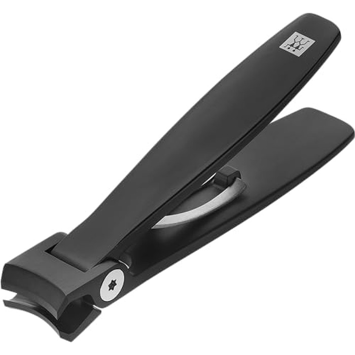 Кусачки для нігтів ZWILLING Premium, гіпоалергенні, з посиленим важелем та широкою ручкою, чорні, 90 мм