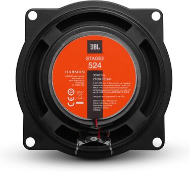 Автомобільні динаміки JBL Stage2 524 210Вт 13см 2-смугові від Harman Kardon
