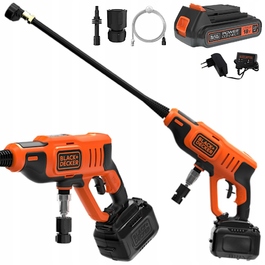 Акумуляторний мийний апарат 18V Black+Decker [BCPC18D1-QW] 2Ah, Li-Ion