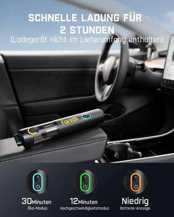 Бездротовий пилосос Fanttik Slim V8 Mate для авто: потужний, 12000Pa, з аксесуарами для дому та тварин