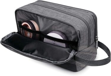 Чоловічий туалетний аксесуар WANDF для подорожей - Косметичка-органайзер для подорожей, Джинсовий сірий