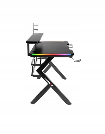 Ігровий стіл Huzaro Hero 5.0 RGB з LED-підсвіткою для геймерів