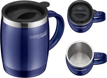 Термокружка THERMOcafé by THERMOS TC Desktop Cup, 0.35л, Lila (фіолетовий), з нержавіючої сталі та пластику, з кришкою, для офісу, кемпінгу, під кавомашину